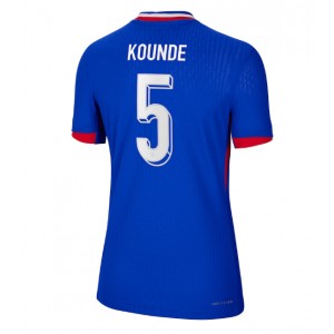 Fotbalové Dres Francie Jules Kounde #5 Dámské Domácí Oblečení ME 2024 Krátký Rukáv